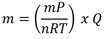 substitute equation 3 into equation 4 get mass flow